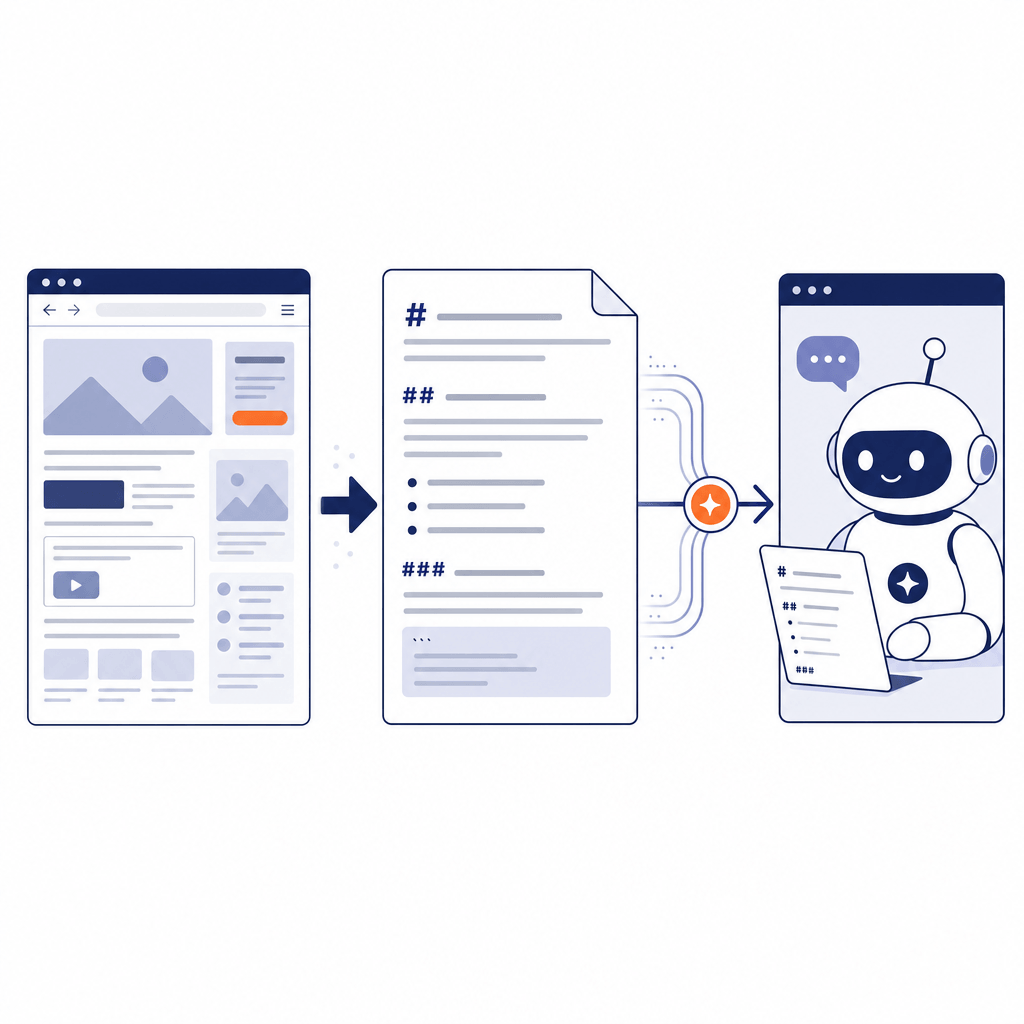 URL 转 Markdown：如何给 AI Agent 喂干净的网页内容